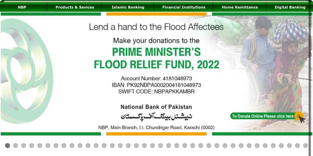 Prime Minister Flood Relief Fund-2022