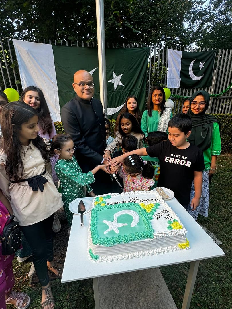 14 August 2024 Flag Hoisting Ceremony: Independence Day Celebration at Embassy of Pakistan